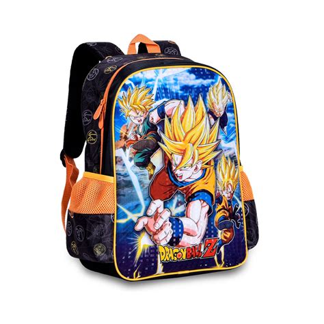 mochila de couro dragon ball de costas 50 centímetros|Mochila De Costas Dragon Ball .